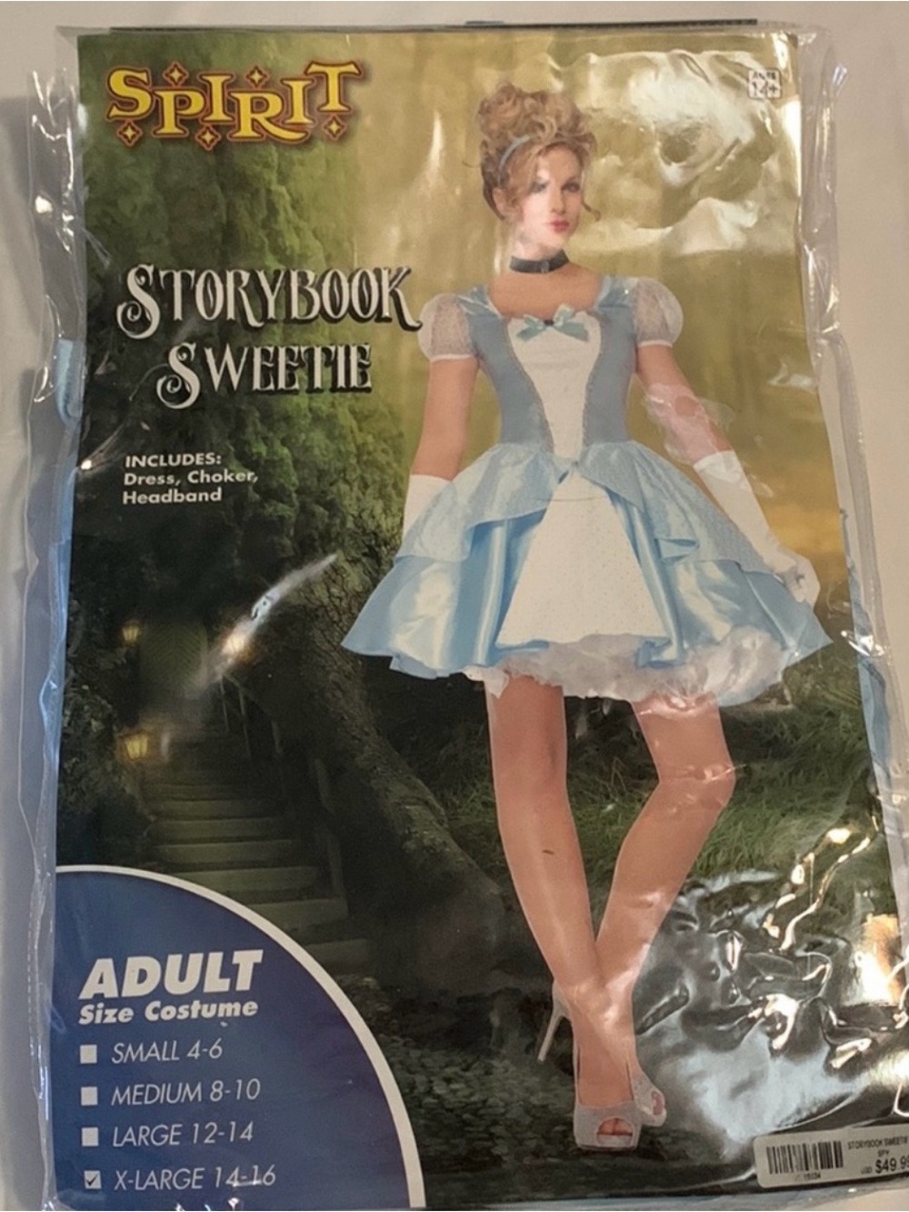 Spirit Storybook Sweetie Kids Costume - Light Blue and White
